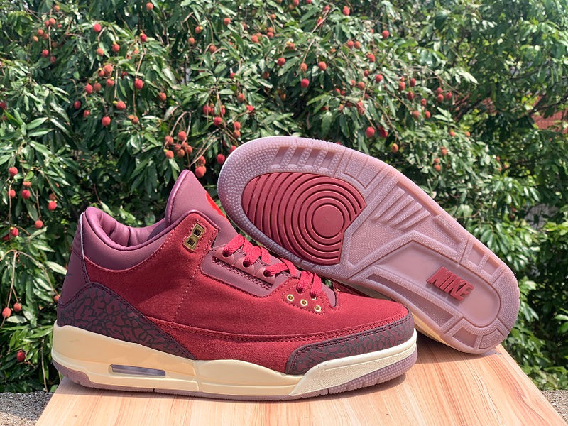 Mid Top Sneakers, Red Beige Colorway, Lace Up Design, Casual Gift for Sneaker Fans