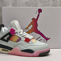 Mid Top Sneakers, Pink Colorway, Lace Up Design, Casual Gift for Sneaker Fans