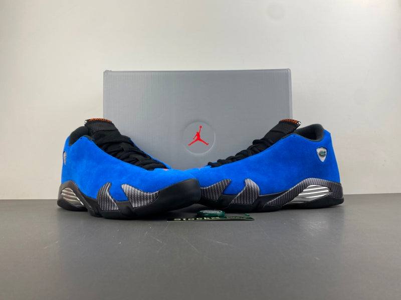 Retro Basketball Shoes, Royal Blue Black Colorway, Lace Up Design, Casual Gift for Shoe Lovers