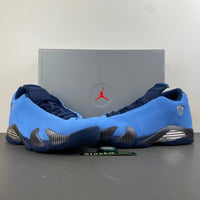 Retro Basketball Shoes, Blue Black Colorway, Lace Up Design, Casual Gift for Shoe Lovers
