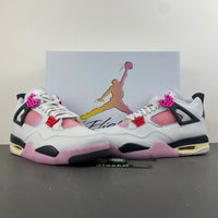 Retro Low Top Sneakers, White Black Pink Colorway, Lace Up Design, Casual Gift for Sneaker Fans