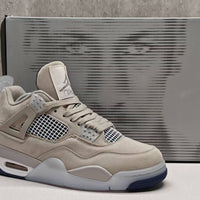 Mid Top Sneakers, Beige White Colorway, Lace Up Design, Casual Gift for Sneaker Fans