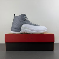 High Top Sneakers, White Gray Colorway, Lace Up Design, Casual Gift for Sneaker Fans