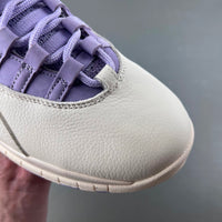 Low Top Sneakers, White Purple Colorway, Lace Up Design, Casual Gift for Sneaker Fans