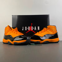 Low Top Sneakers, Black Orange Colorway, Patent Leather Footwear, Lace Up Design, Casual Gift for Sneaker Fans