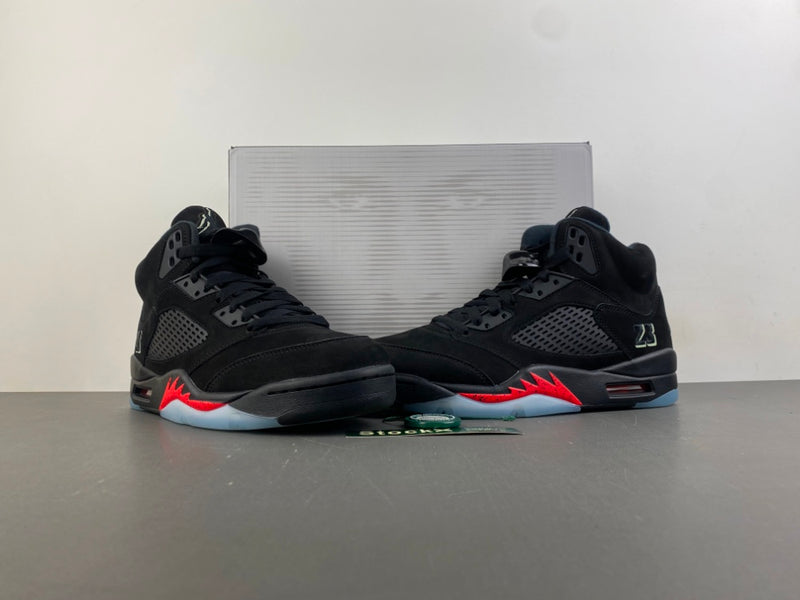 Retro Mid Top Sneakers, Black Red Green Colorway, Glow in the Dark Detail, Halloween Design, Lace Up Design, Casual Gift for Sneaker Fans