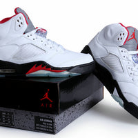 Sneakers, White Red Colorway, Lace Up Design, Casual Gift for Sneaker Fans