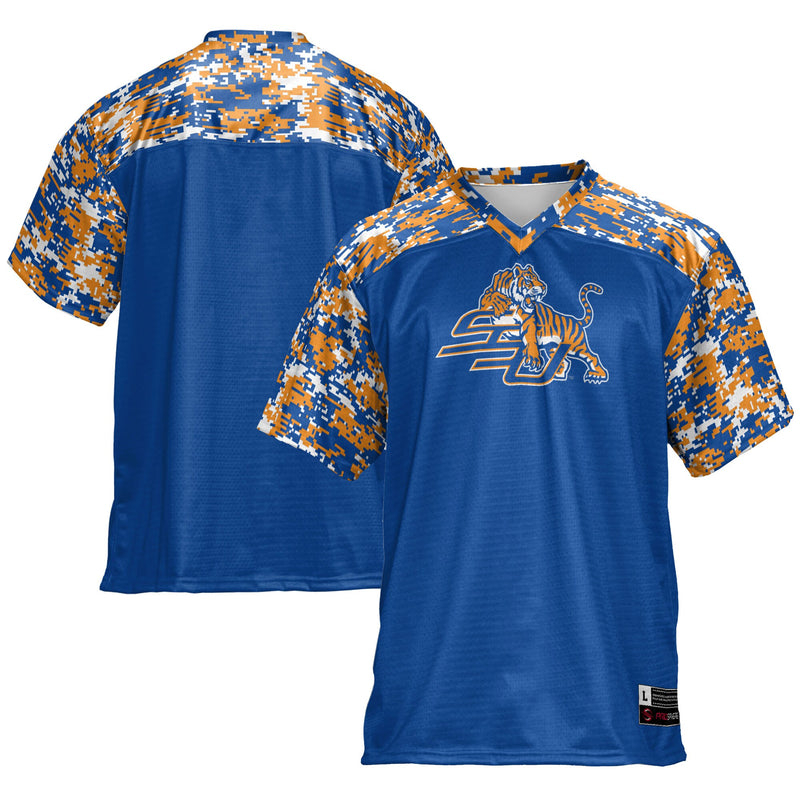 Savannah State Tigers Football Jersey - Royal
