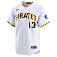 Pittsburgh Pirates Ke'Bryan Hayes White Home Limited Player Jersey