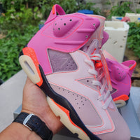 High Top Sneakers, Pink Gray Colorway, Lace Up Design, Casual Gift for Sneaker Fans
