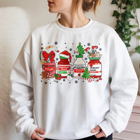 Medical Medication Jar Holiday Sweater, Christmas Nurse Sweatshirt, Humorous RN ICU Crewneck Sweatshirt, Healthcare Worker Christmas Present