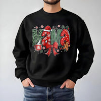 Leopard Print Mama Holiday Crewneck, Christmas Mama Sweatshirt, Festive Mom Christmas Sweater, Comfy Winter Pullover Present for Mom