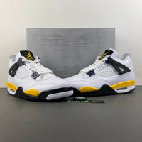 Low Top Sneakers, White Black Yellow Colorway, Lace Up Design, Casual Gift for Sneaker Fans