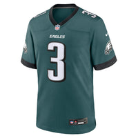 Philadelphia Eagles Nolan Smith Midnight Green Team Game Jersey