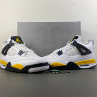 Low Top Sneakers, White Black Yellow Colorway, Lace Up Design, Casual Gift for Sneaker Fans