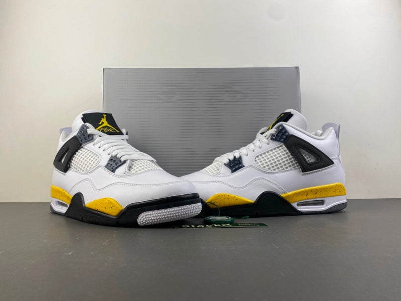 Low Top Sneakers, White Black Yellow Colorway, Lace Up Design, Casual Gift for Sneaker Fans