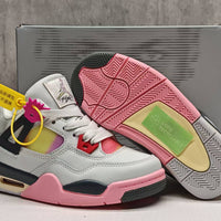 Mid Top Sneakers, Pink Colorway, Lace Up Design, Casual Gift for Sneaker Fans