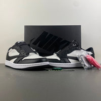 Low Top Sneakers, White Black Colorway, Reverse Hook Design, Lace Up Design, Casual Gift for Sneaker Fans