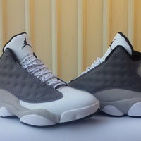 Sneakers, White Gray Colorway, Lace Up Design, Casual Gift for Sneaker Fans