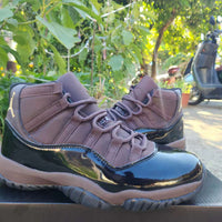 High Top Sneakers, Black Brown Colorway, Lace Up Design, Casual Gift for Sneaker Fans
