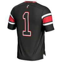 #1 Cincinnati Bearcats Lightweight Football Fashion Jersey - Black