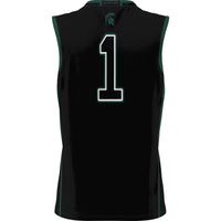 #1 Michigan State Spartans Lightweight Basketball Jersey - Black