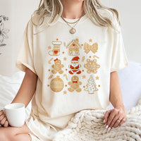 Holiday Gingerbread Tee, Gingerbread Christmas T-Shirt, Adorable Gingerbread Man Shirt, Festive Christmas Cookie Tee, Holiday Present Shirt