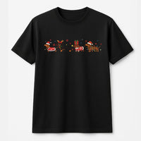 Adorable Wiener Dog Holiday Shirt, Dachshund Christmas T-Shirt, Festive Dachshund Graphic Tee, Dog Lover Xmas T-Shirt, Dog Mom Christmas Present