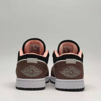Low Top Sneakers, Brown White Colorway, Lace Up Design, Casual Gift for Sneaker Fans