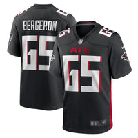 Atlanta Falcons Matthew Bergeron Black Team Game Jersey