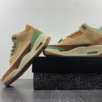 Low Top Sneakers, Green Brown Colorway, Lace Up Design, Casual Gift for Sneaker Fans