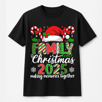 Making Memories Together Shirt, Family Christmas 2025 T-Shirt, Matching Holiday Family Tee, Xmas Photo Group T-Shirt, Christmas Family Present
