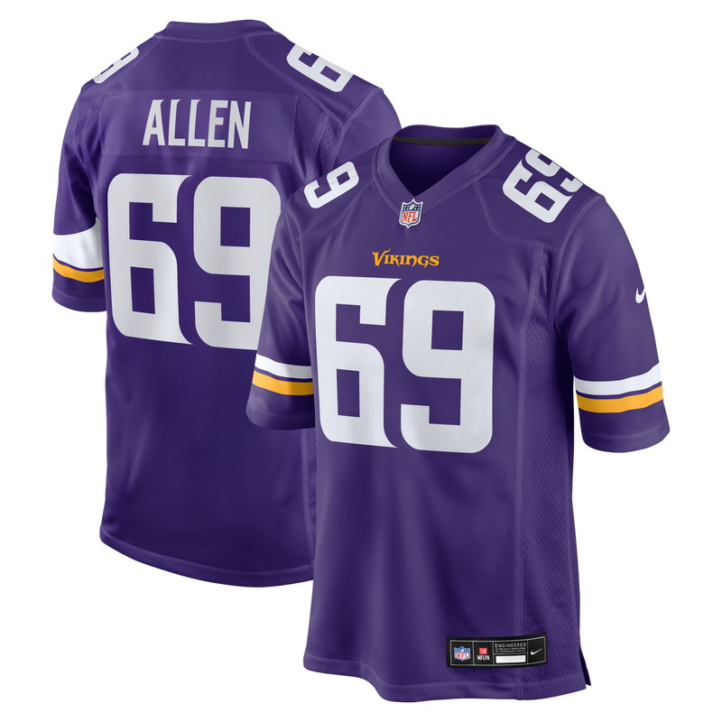 Minnesota Vikings Jared Allen Purple Retired Player Game Jersey
