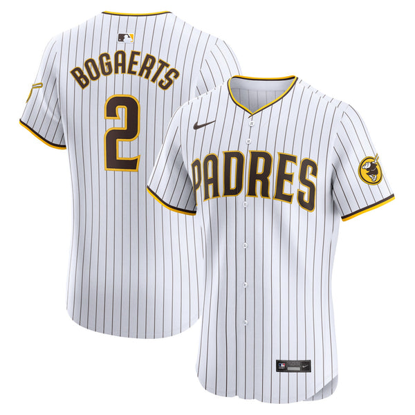 San Diego Padres Xander Bogaerts White Home Elite Jersey