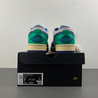 Low Top Sneakers, White Green Purple Colorway, Lace Up Design, Casual Gift for Sneaker Fans
