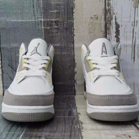 Low Top Sneakers, White Yellow Colorway, Lace Up Design, Casual Gift for Sneaker Fans