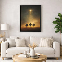 Three Wise Men Canvas Print, Nativity Scene Canvas Wall Art, Star of Bethlehem Canvas Art, Religious Christian Wall Art, Christmas Present