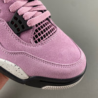 Low Top Sneakers, Pink Colorway, Leather Footwear, Lace Up Design, Casual Gift for Sneaker Fans