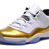 Low Top Sneakers, White Gold Colorway, Lace Up Design, Casual Gift for Sneaker Fans