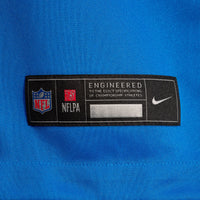 Detroit Lions Mekhi Wingo Blue Team Game Jersey