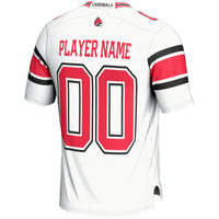 Ball State Cardinals NIL Pick-A-Player Football Jersey - White