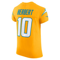 Los Angeles Chargers Justin Herbert Gold Alternate Elite Jersey