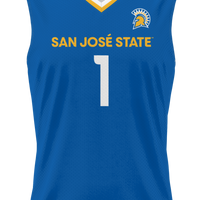 #1 San Jose State Spartans Lightweight Basketball Jersey - Royal