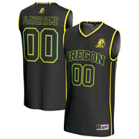 Oregon Ducks Lightweight Collegiate Basketball NIL Pick-A-Player Fashion Jersey - Black
