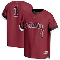 South Carolina Gamecocks Pick-A-Player Baseball Fashion Jersey - Garnet