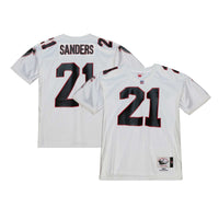 Atlanta Falcons 1991 Deion Sanders White Authentic Throwback Retired Player Jersey