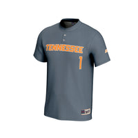 #1 Tennessee Volunteers Lightweight Baseball Fashion Jersey - Gray