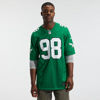 Philadelphia Eagles Jalen Carter Kelly Green Alternate Game Jersey