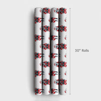 Humorous Scuba Santa Gift Wrap, Scuba Diving Santa Wrapping Paper, Ocean Christmas Wrapping Paper, Scuba Diver Holiday Gift Wrap Roll