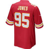 Kansas City Chiefs Chris Jones Red Game Jersey